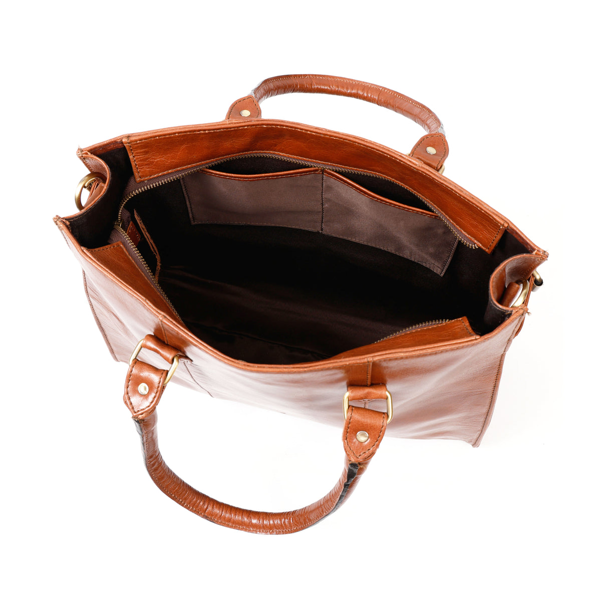 Heritage Leather Tote – Large Work Bag for Women