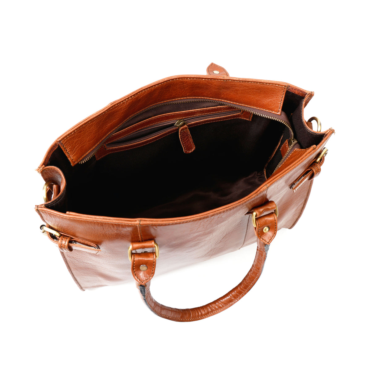 Heritage Leather Tote – Large Work Bag for Women