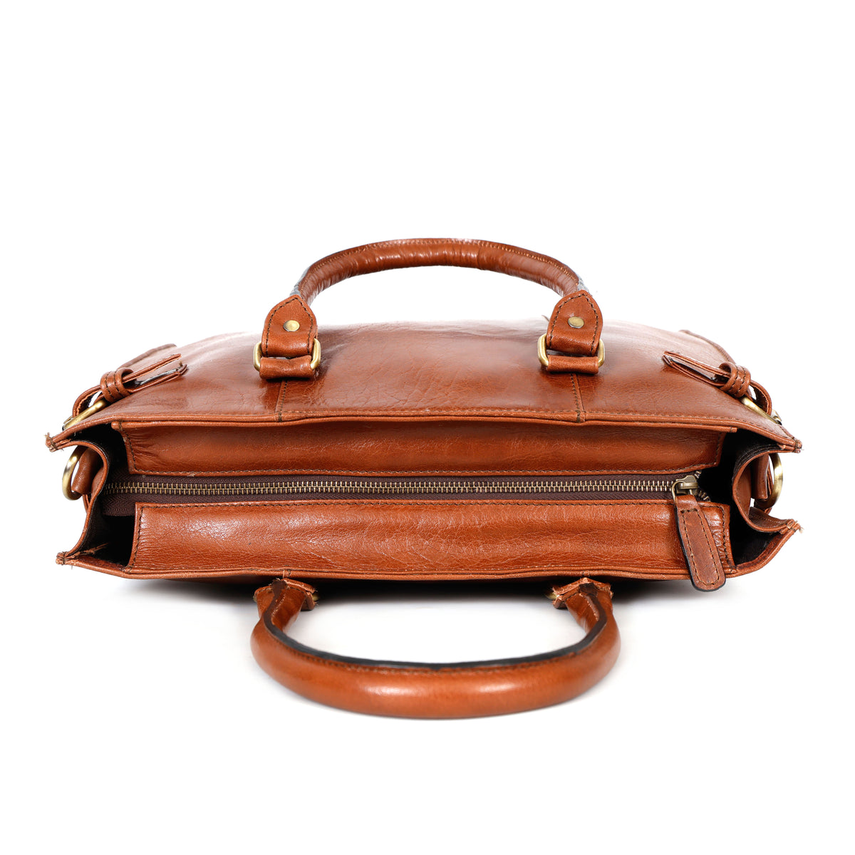 Heritage Leather Tote – Large Work Bag for Women