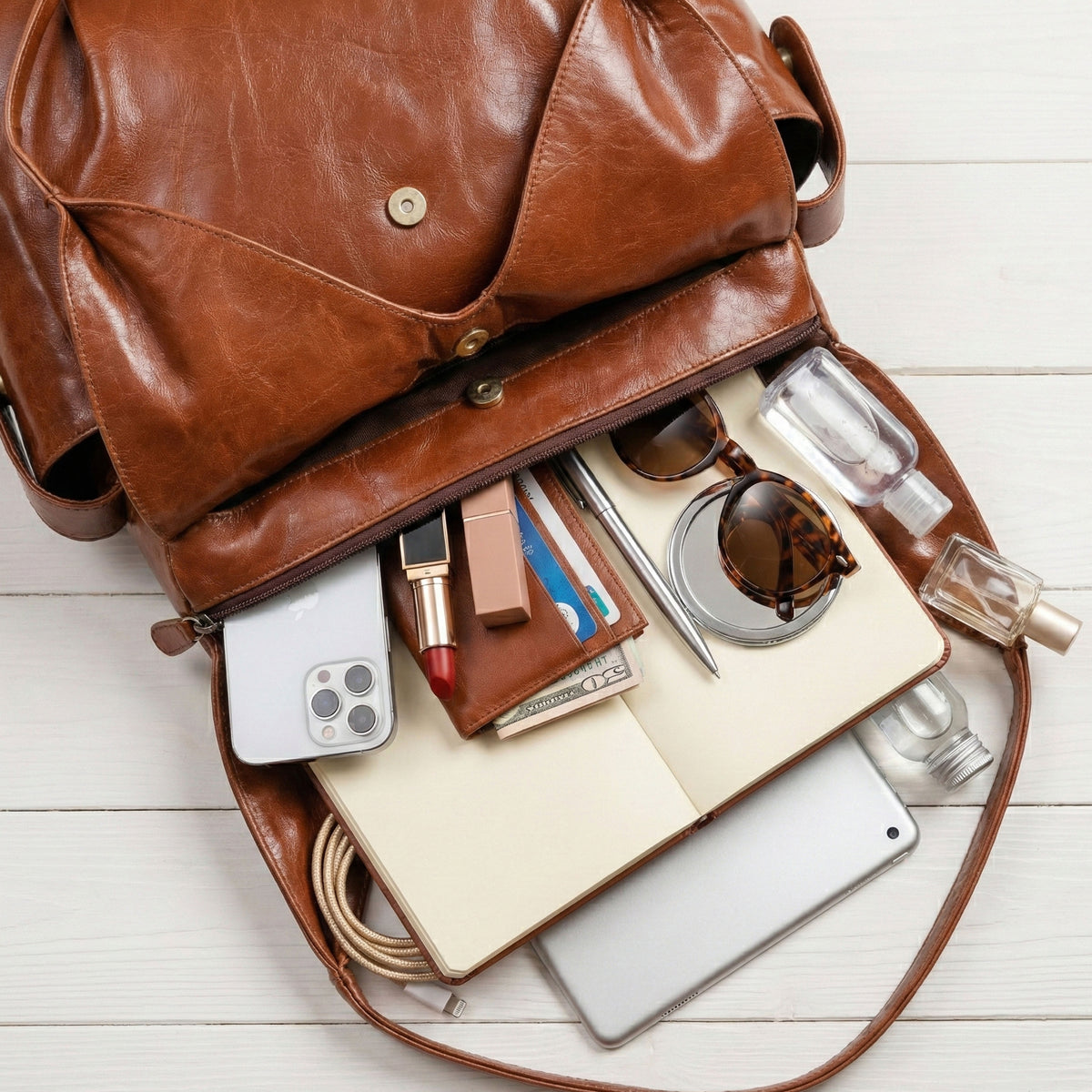 Belmont Leather Hobo Bag