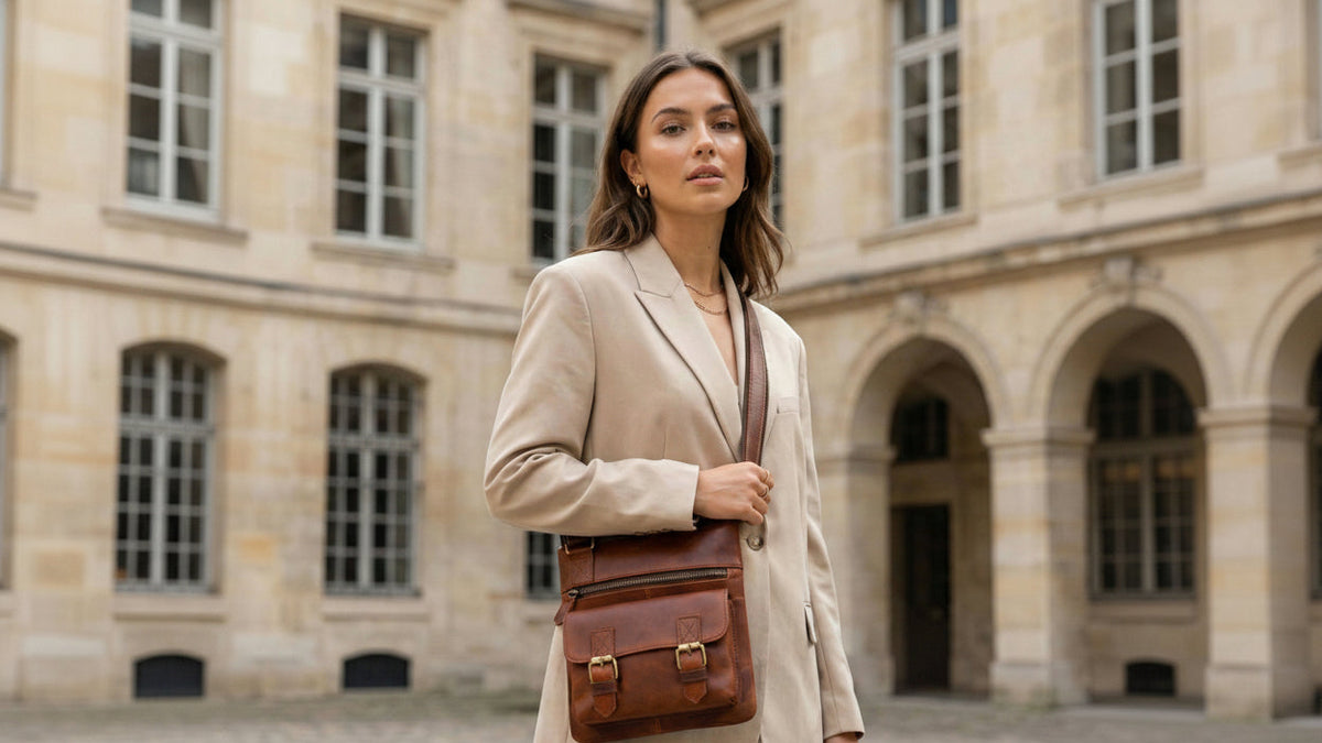 Rosalie Leather Crossbody Bag