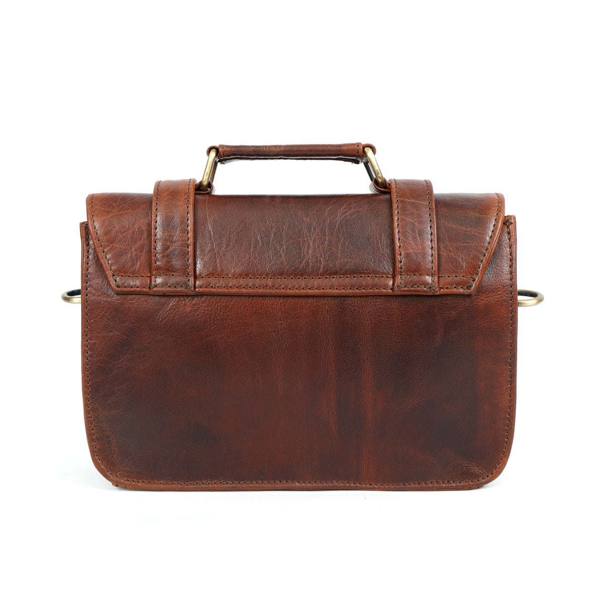 The Elowen Leather Satchel Crossbody Bag