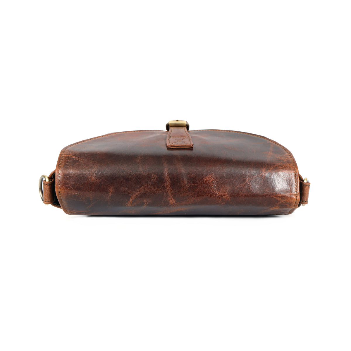 Elodie Brown Leather Crossbody Bag