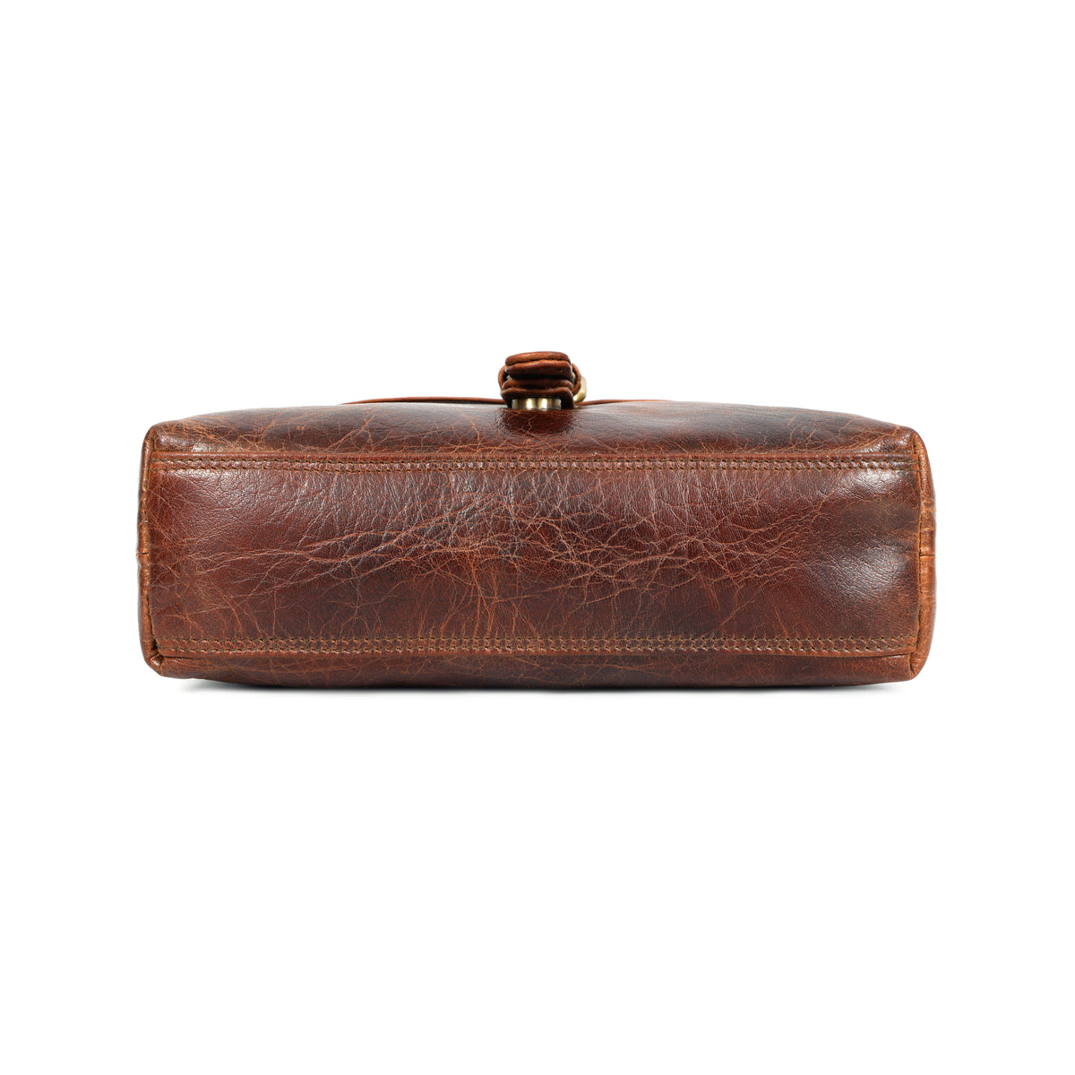 Elodie Brown Leather Crossbody Bag