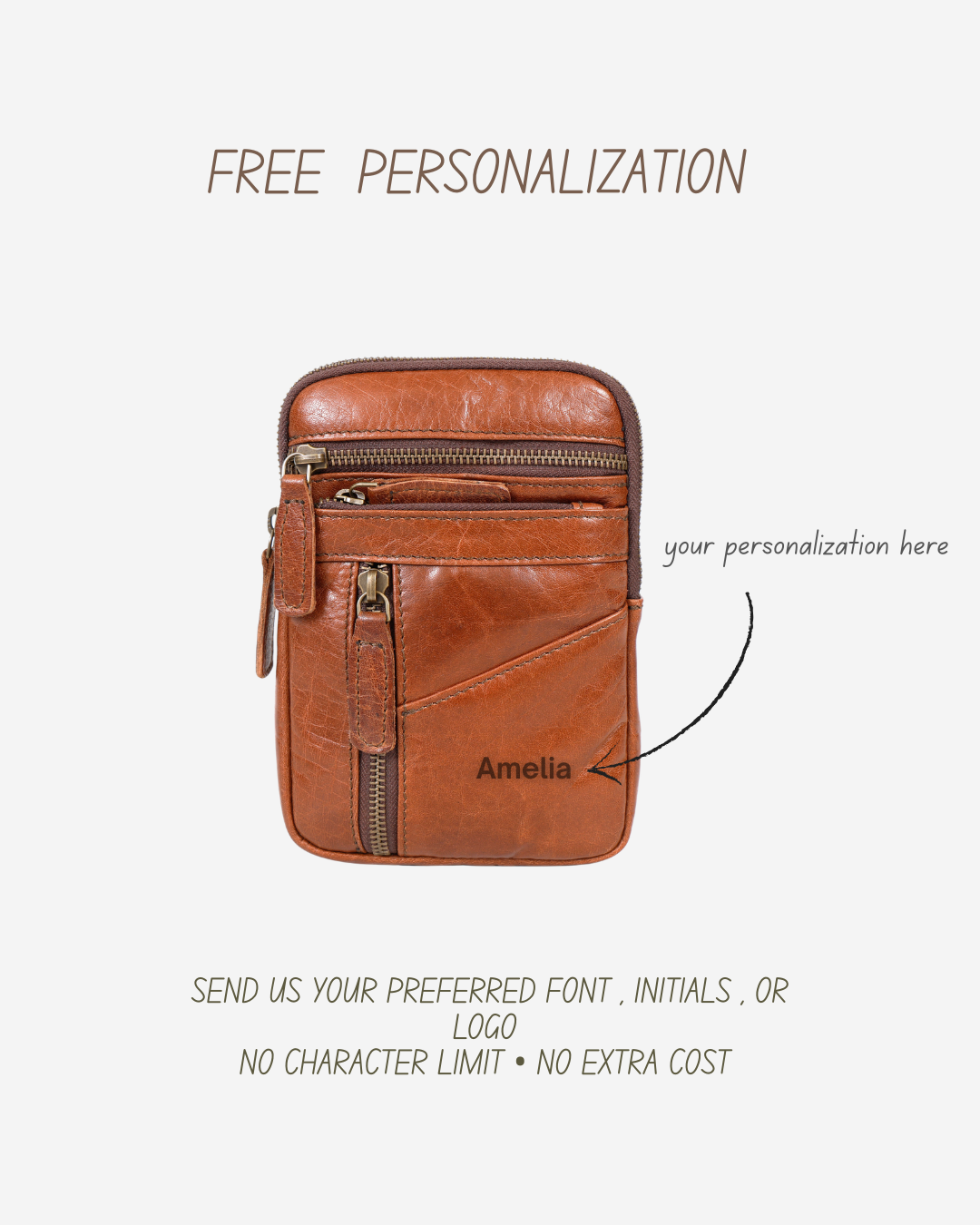 Luna Leather Smartphone Bag