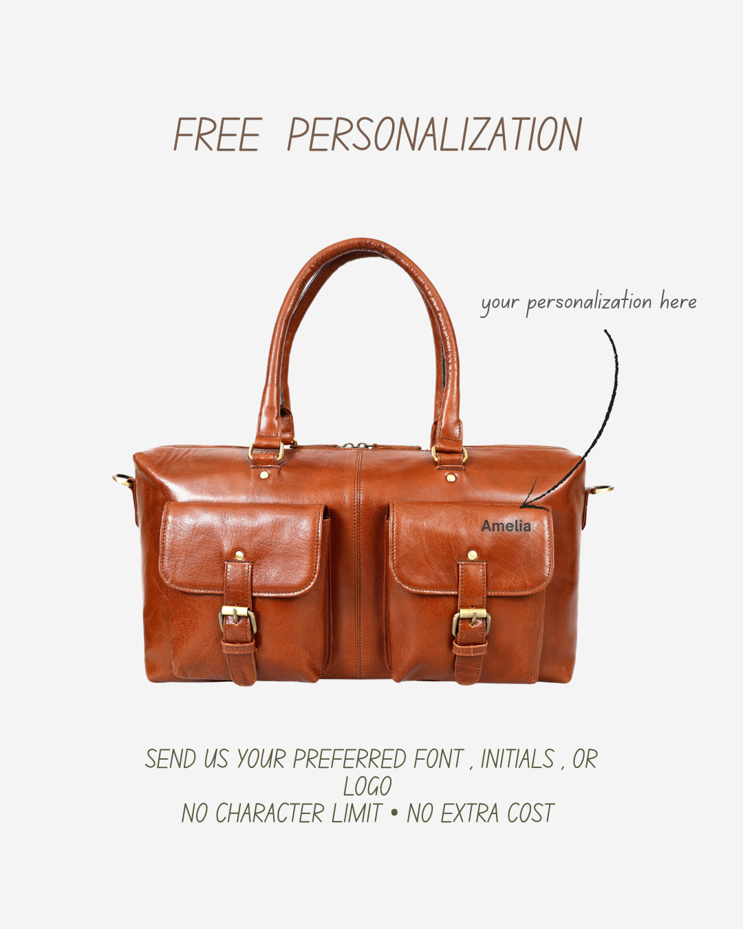 THE Evanna brown large leather tote