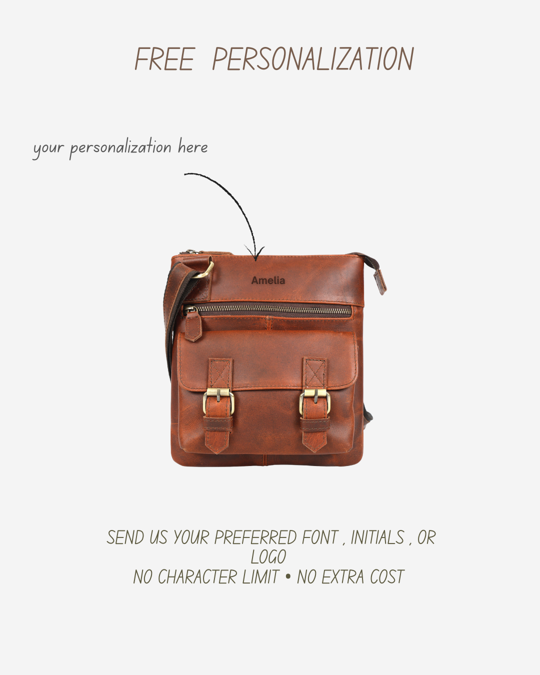 Rosalie Leather Crossbody Bag