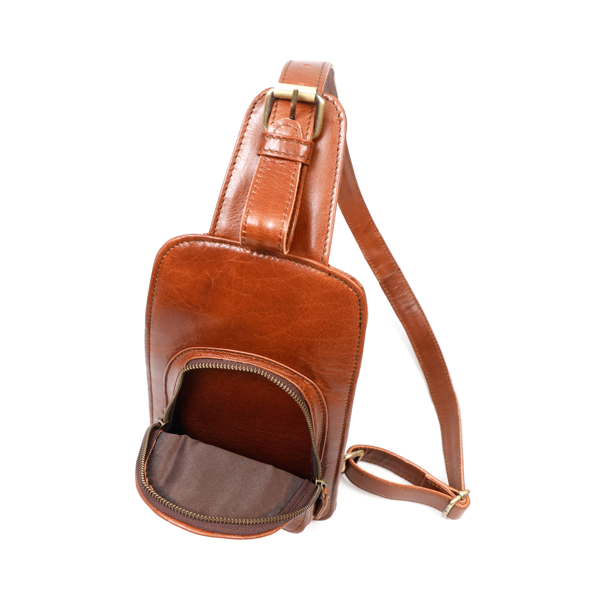 Mira Leather Crossbody Sling Bag