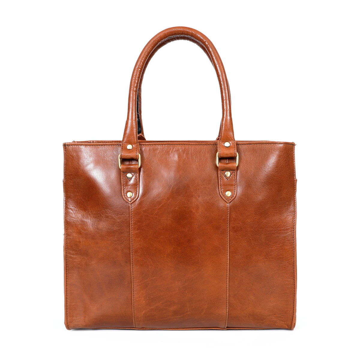 Heritage Leather Tote – Large Work Bag for Women