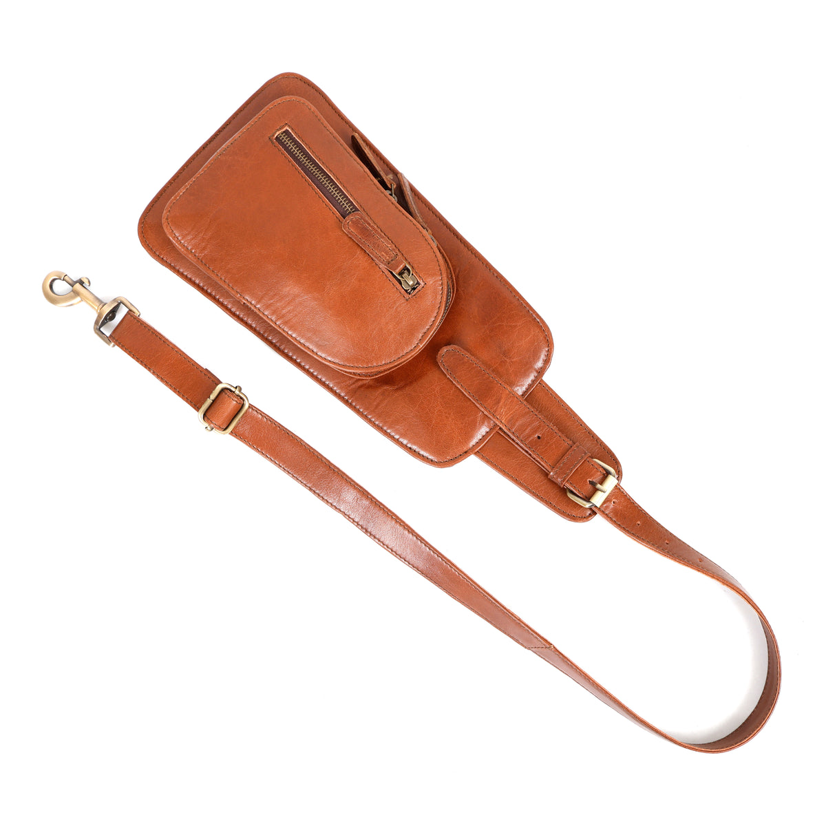 Mira Leather Crossbody Sling Bag