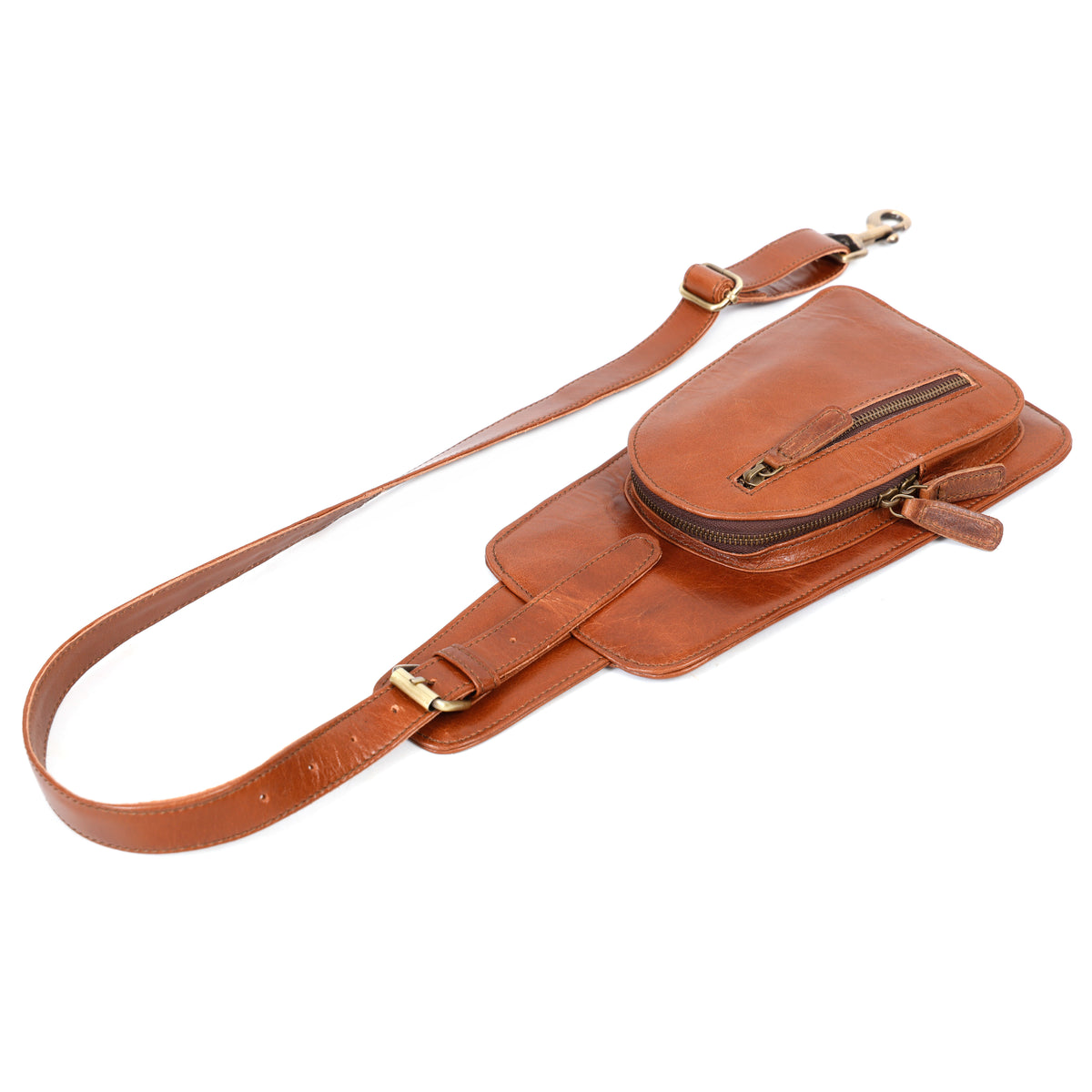 Mira Leather Crossbody Sling Bag